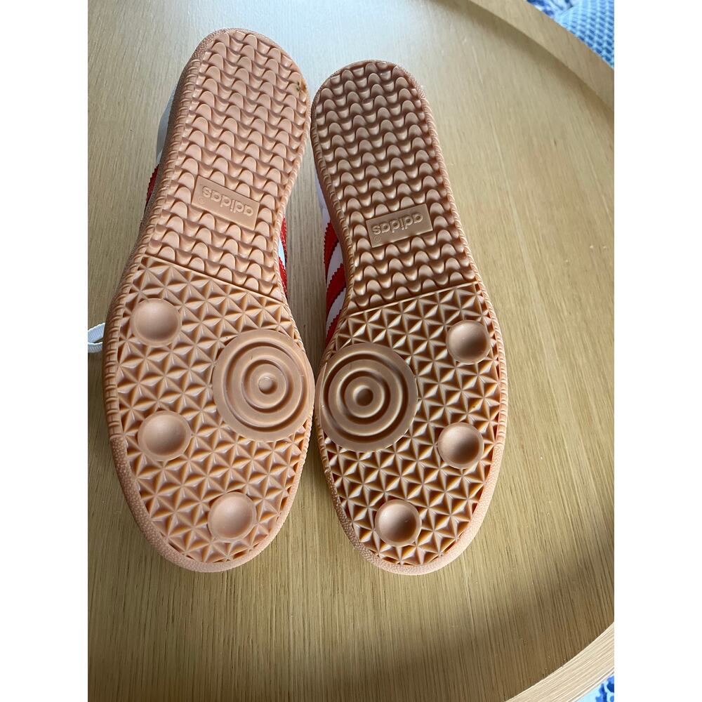 adidas | NWOT Men's Size 11 Samba OG White Solar Red Shoes - Picture 6 of 9